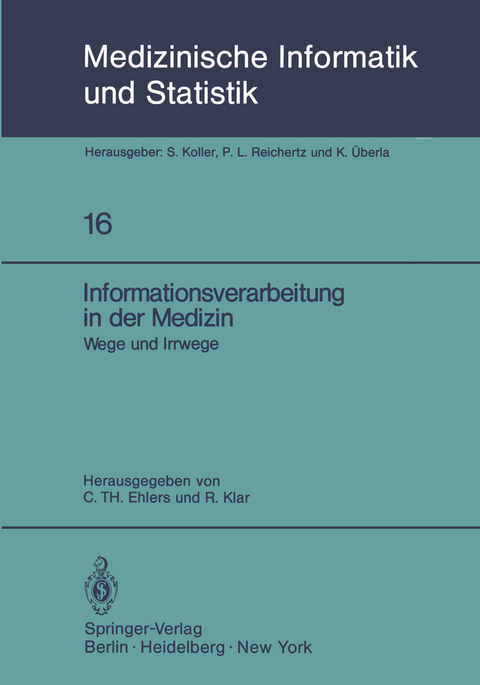 Informationsverarbeitung in der Medizin - 