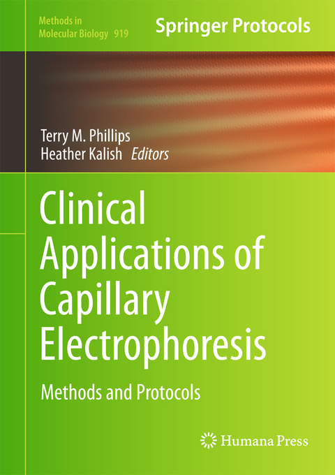 Clinical Applications of Capillary Electrophoresis - 