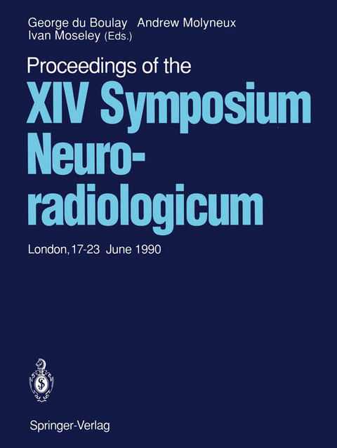 Proceedings of the XIV Symposium Neuroradiologicum - 