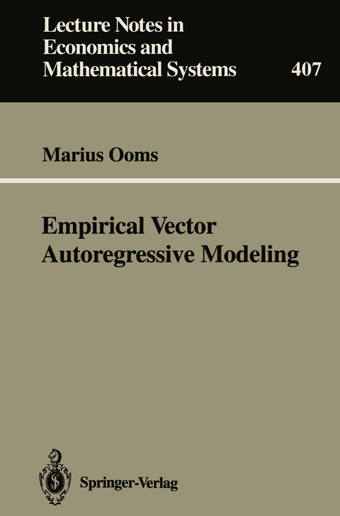 Empirical Vector Autoregressive Modeling - Marius Ooms
