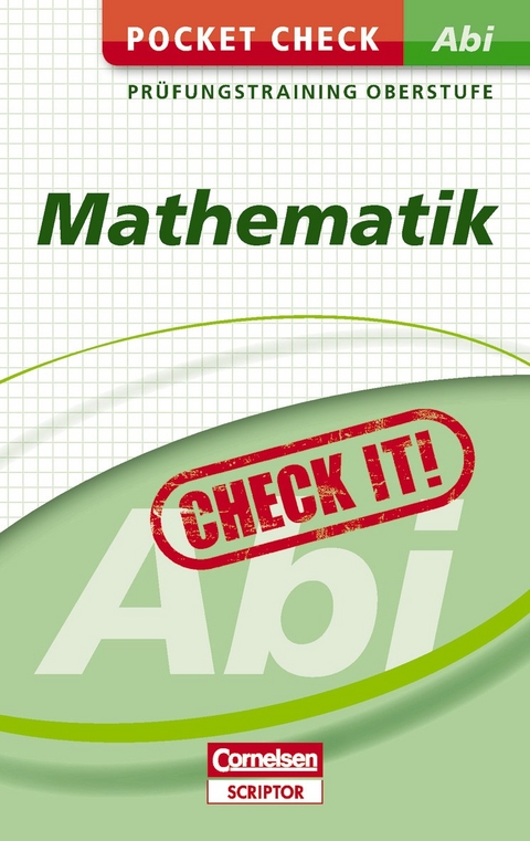 Pocket Check Abi Mathematik - Tobias Strenge