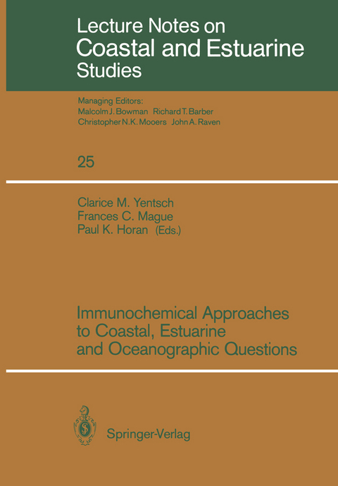 Immunochemical Approaches to Coastal, Estuarine and Oceanographic Questions - 