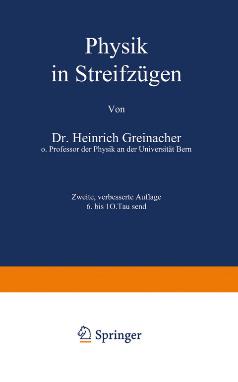 Physik in Streifzügen - H. Greinacher