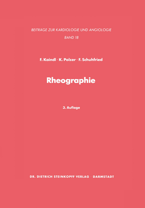 Rheographie - F. Kaindl, K. Polzer, F. Schuhfried