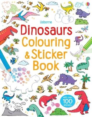 Dinosaurs Colouring & Sticker Book - Sam Taplin