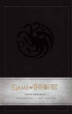 Game of Thrones: House Targaryen Ruled Pocket Journal -  Insight Editions