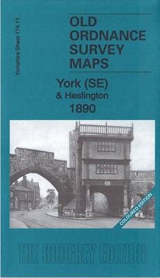 York (SE) & Heslington 1890: Yorkshire Sheet 174.11a - Alan Godfrey