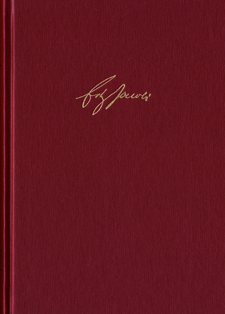 Friedrich Heinrich Jacobi: Briefwechsel - Nachlaß - Dokumente / Briefwechsel. Reihe I: Text. Band 4 - Friedrich Heinrich Jacobi