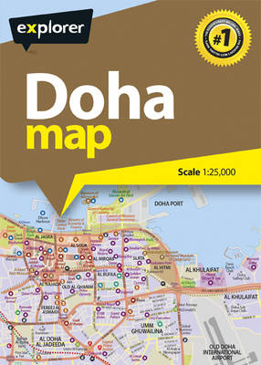Doha City Map -  Explorer Publishing and Distribution