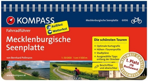 KOMPASS Fahrradführer Mecklenburgische Seenplatte - Bernhard Pollmann