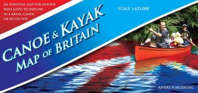 Canoe & Kayak Map of Britain - Peter Knowles