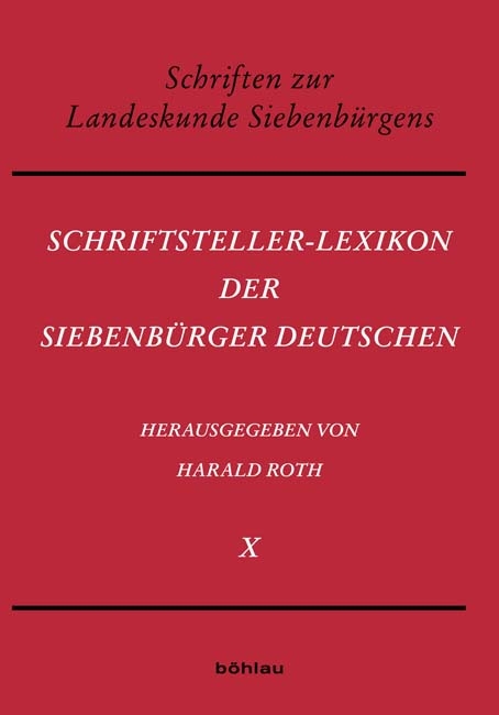 Schriftsteller-Lexikon der Siebenbürger Deutschen - 