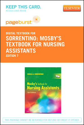 Mosby's Textbook for Nursing Assistants - Elsevier eBook on Vitalsource (Retail Access Card) - Sheila A Sorrentino