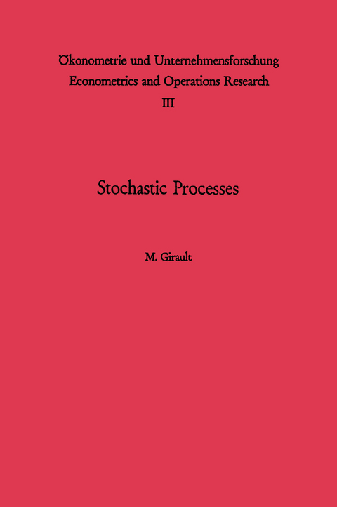 Stochastic Processes - M. Girault