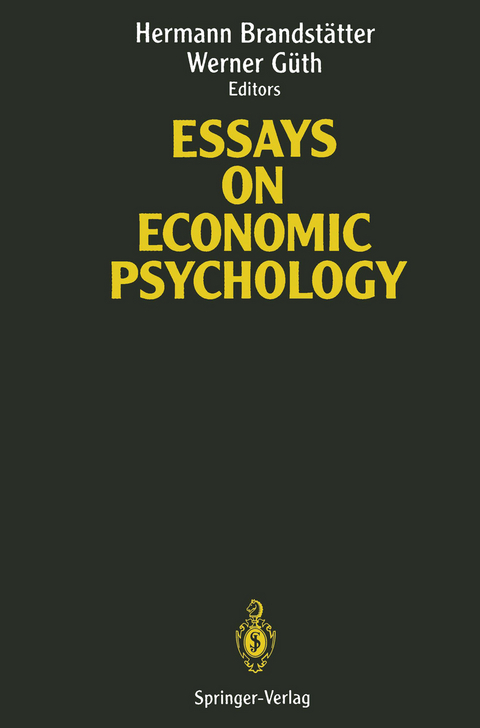 Essays on Economic Psychology - 