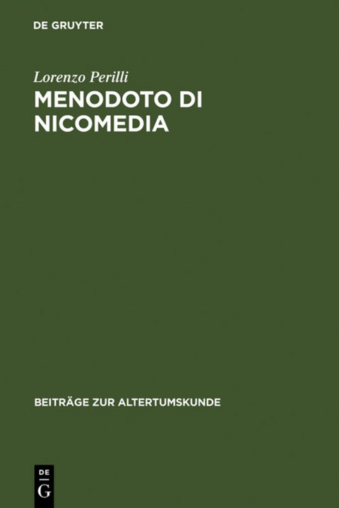 Menodoto di Nicomedia - Lorenzo Perilli