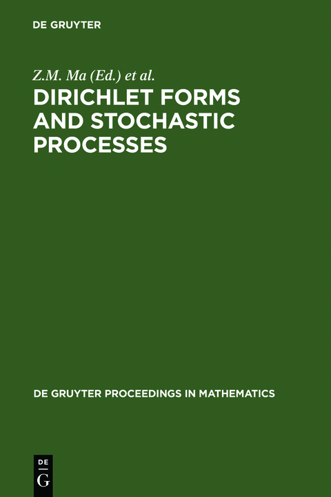 Dirichlet Forms and Stochastic Processes - 
