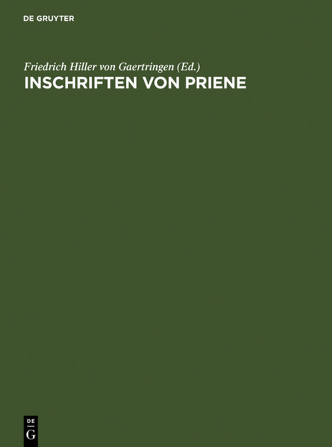 Inschriften von Priene - 