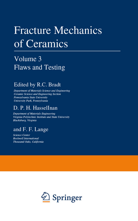 Flaws and Testing - R. C. Bradt, D. P. H. Hasselman, F. F. Lange