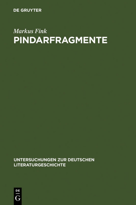 Pindarfragmente - Markus Fink