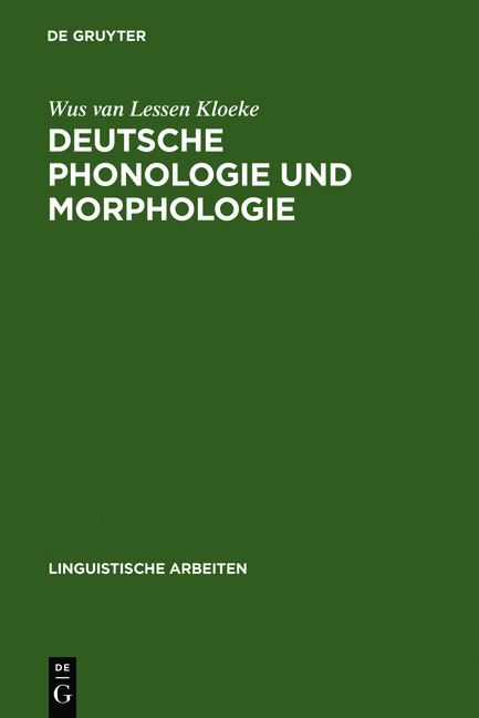 Deutsche Phonologie und Morphologie - Wus van Lessen Kloeke