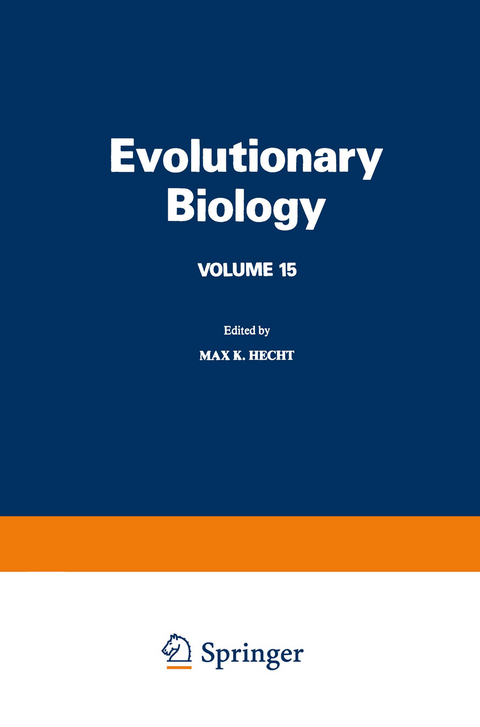 Evolutionary Biology - Max K. Hecht, Bruce Wallace, Ghillean T. Prance