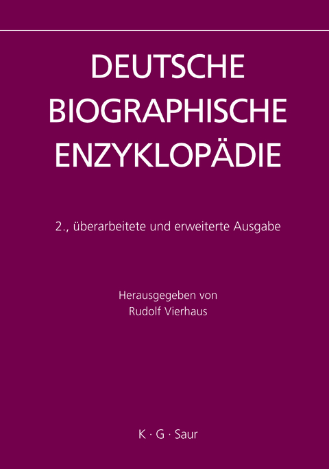 Deutsche Biographische Enzyklopädie (DBE) / Ortsregister - 