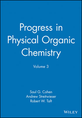 Progress in Physical Organic Chemistry V 3 - SG Cohen