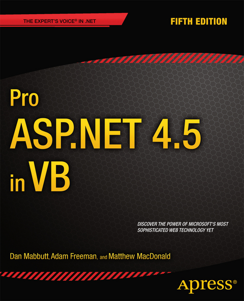 Pro ASP.NET 4.5 in VB - Dan Mabbutt, Adam Freeman, Matthew MacDonald