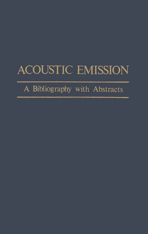 Acoustic Emission - T. Drouillard