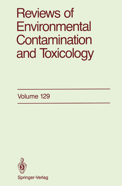 Reviews of Environmental Contamination and Toxicology - George W. Ware