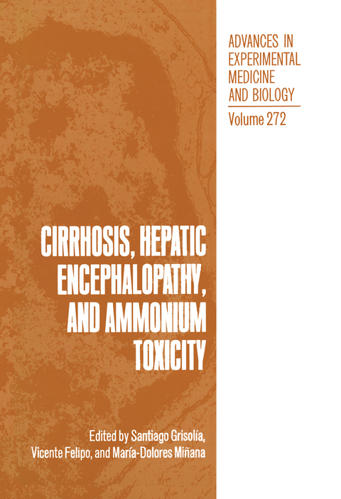 Cirrhosis, Hepatic Encephalopathy, and Ammonium Toxicity - 