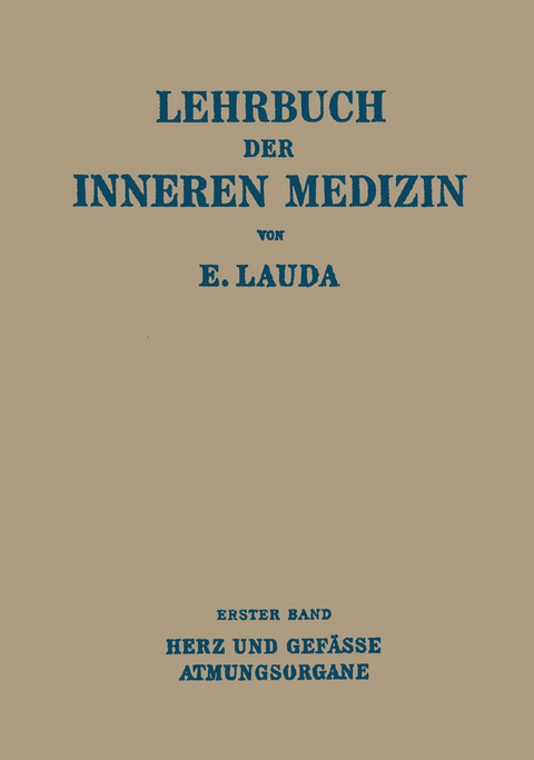Lehrbuch der Inneren Medizin - Ernst Lauda