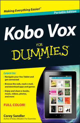 Kobo Vox For Dummies - Corey Sandler
