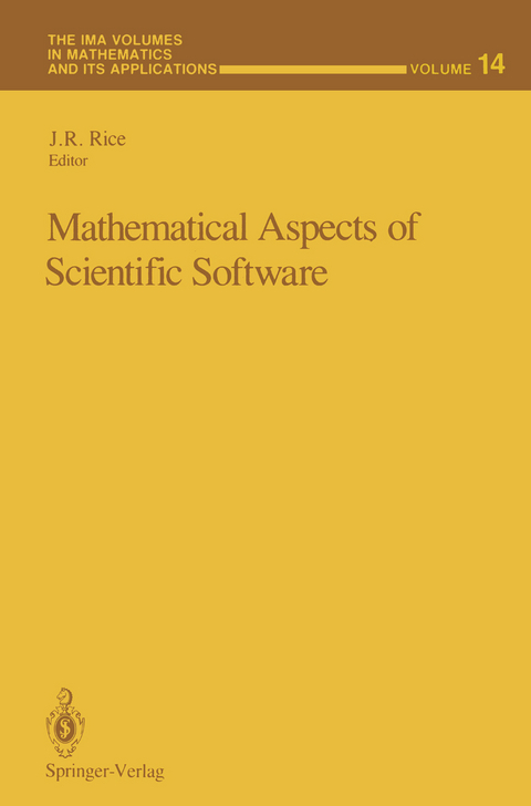 Mathematical Aspects of Scientific Software - 