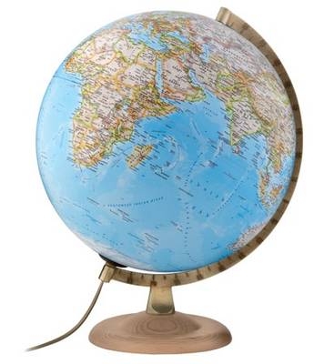 Gold Classic Illuminated Globe