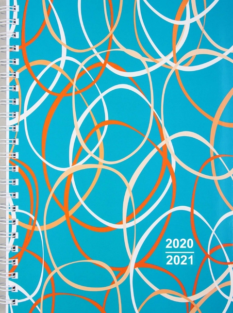 Wochenplaner, braun - Zeit und Unterricht 2020/2021