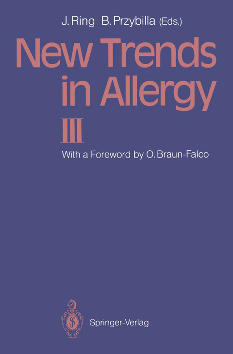 New Trends in Allergy III - 