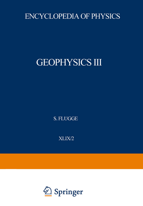 Geophysik III / Geophysics III - J. Bartels