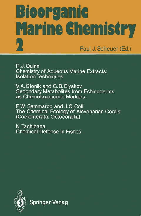 Bioorganic Marine Chemistry