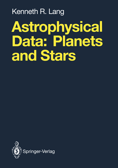 Astrophysical Data - Kenneth R. Lang