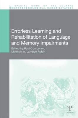 Errorless Learning and Rehabilitation of Language and Memory Impairments - 