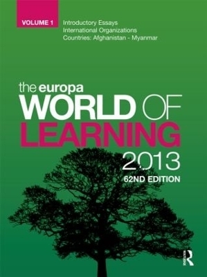 The Europa World of Learning 2013 - 