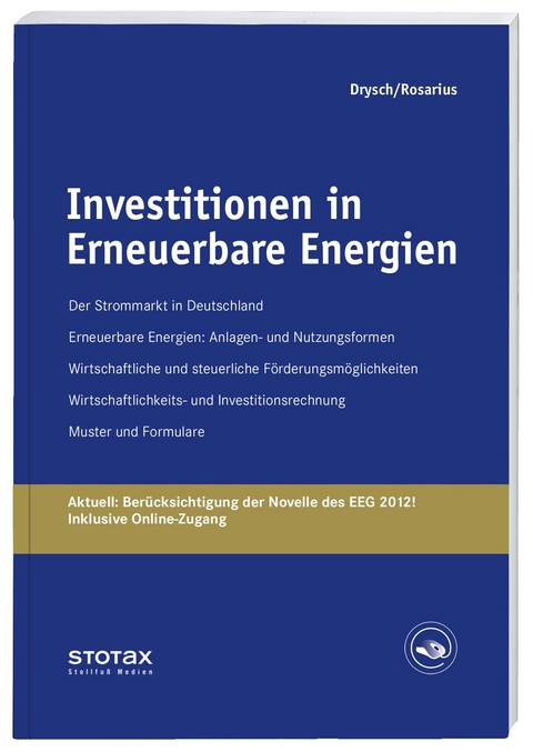 Investitionen in Erneuerbare Energien - Michael Drysch, Lothar Rosarius