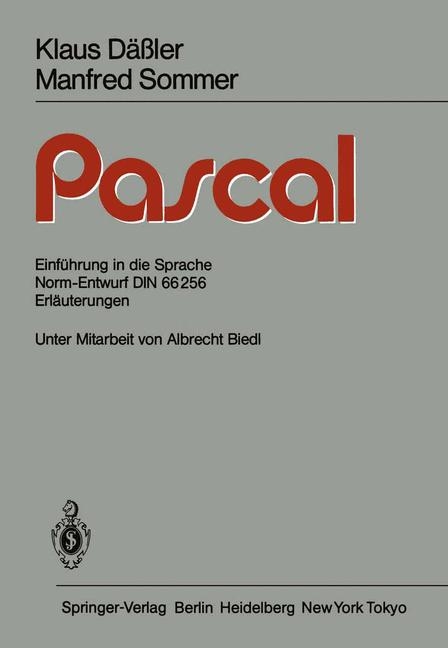 PASCAL - K. Däßler, M. Sommer