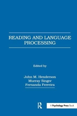 Reading and Language Processing - 