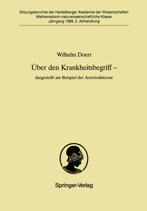 Über den Krankheitsbegriff — dargestellt am Beispiel der Arteriosklerose - Wilhelm Doerr