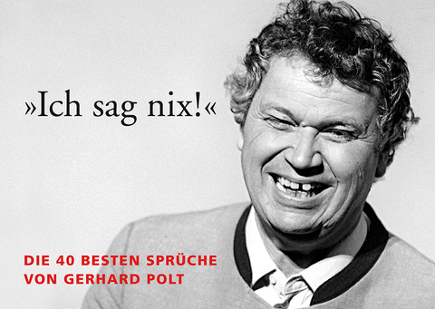 Postkartenbuch »Ich sag nix!« - Gerhard Polt