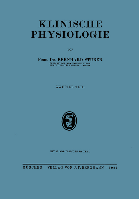 Klinische Physiologie - Berhard Stuber