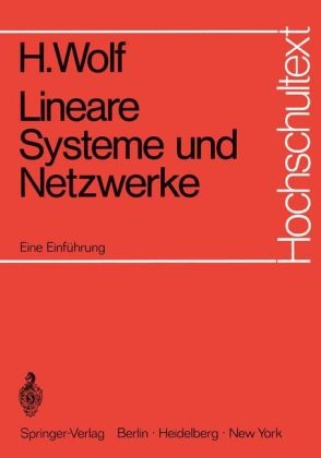 Lineare Systeme und Netzwerke - Helmuth Wolf